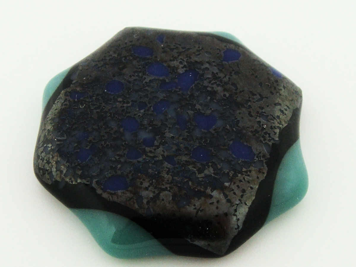 cabochon verre fusing noir cab-fusing-13