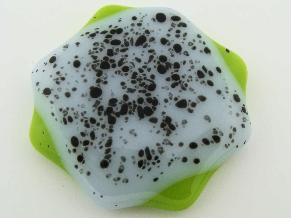 cabochon verre fusing vert mauve cab-fusing-30 new
