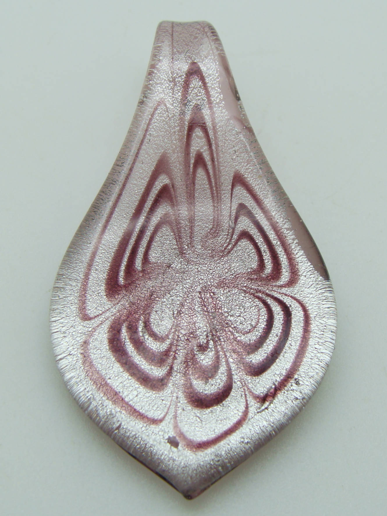 pendentif violet lampwork Pend-393-4