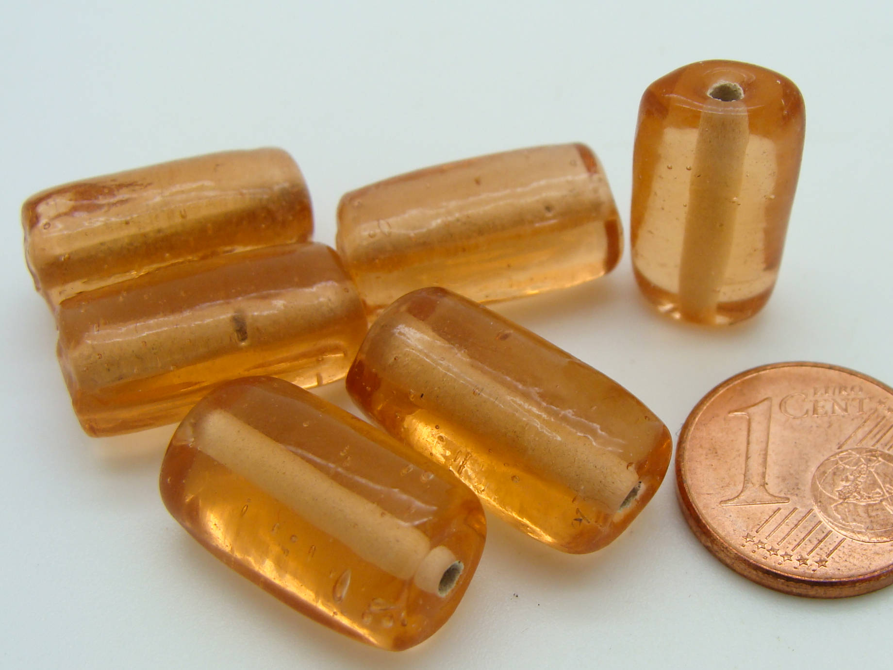 perles tubes marron orange verre VS-T18x10-marron-orange