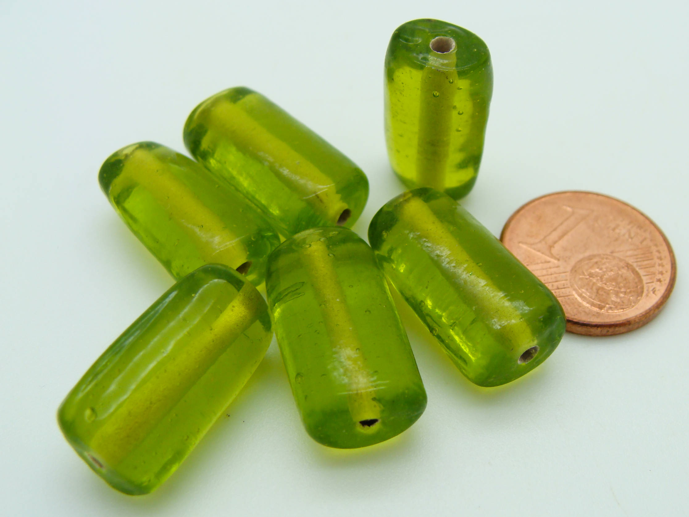 perles tubes olive verre VS-T18x10-olive