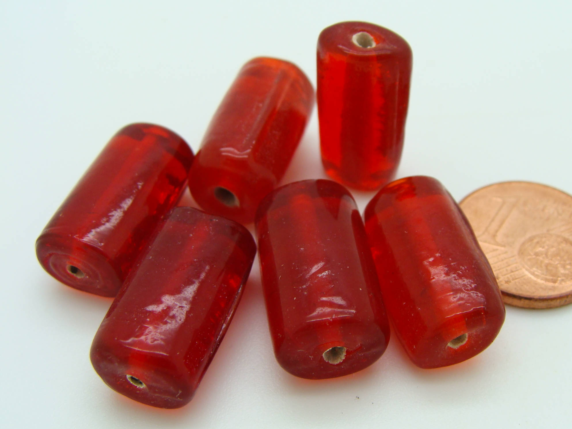 perles tubes rouge verre VS-T18x10-rouge