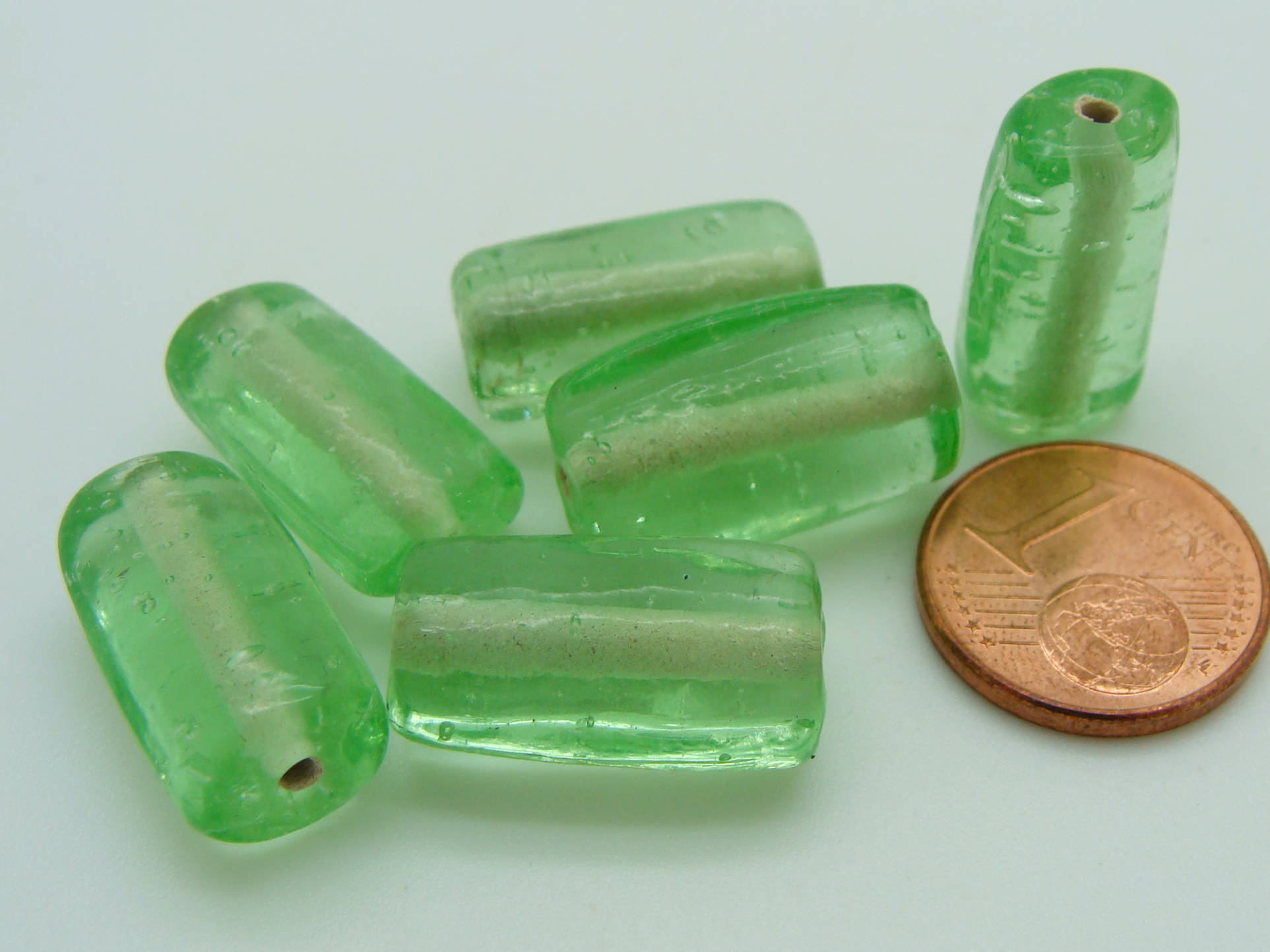 perles tubes vert verre VS-T18x10-vert