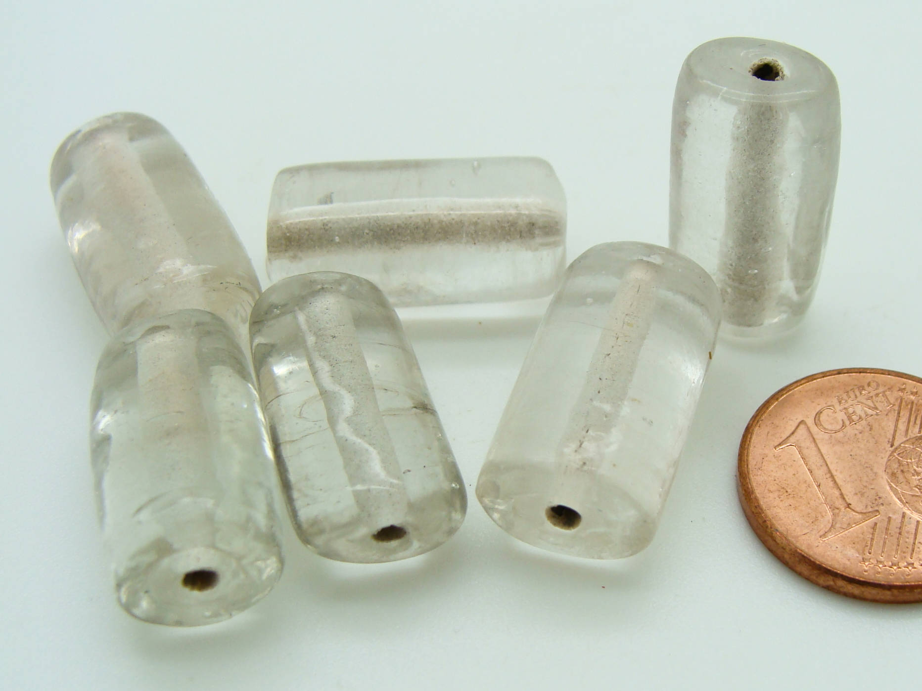 perles tubes transparent verre VS-T18x10-transp