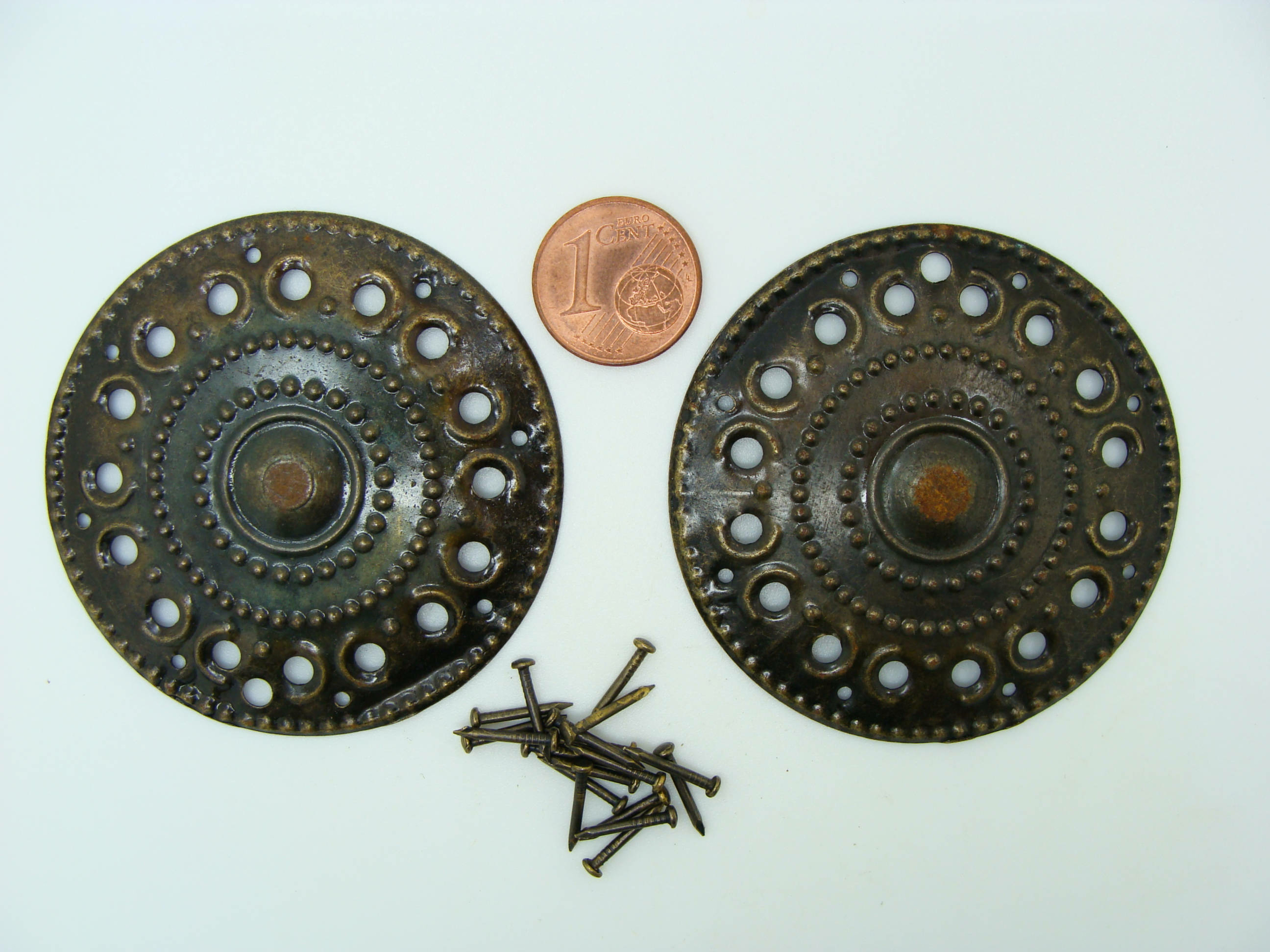 Embellissement déco metal rond mod03