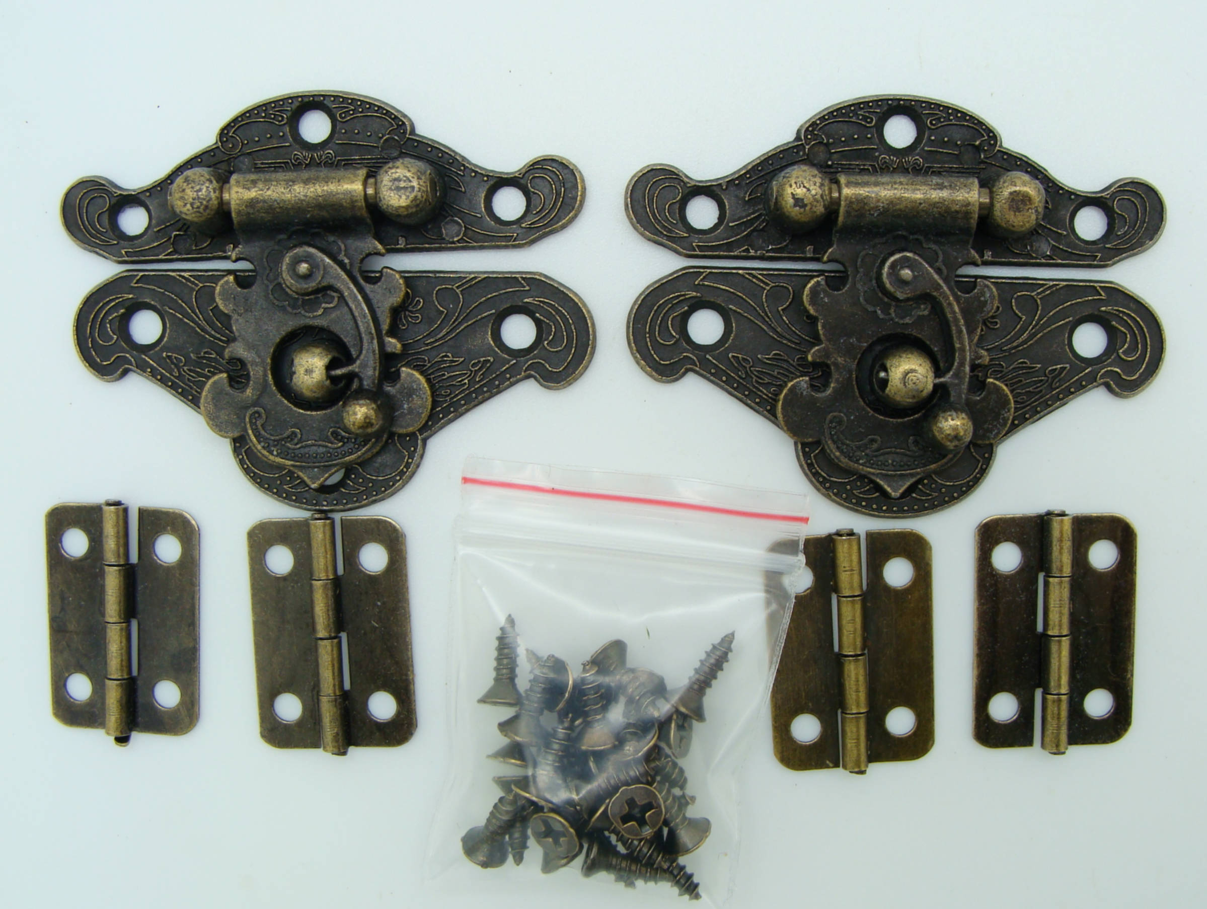 kit fermoir pour boite bronze mod3 vintage