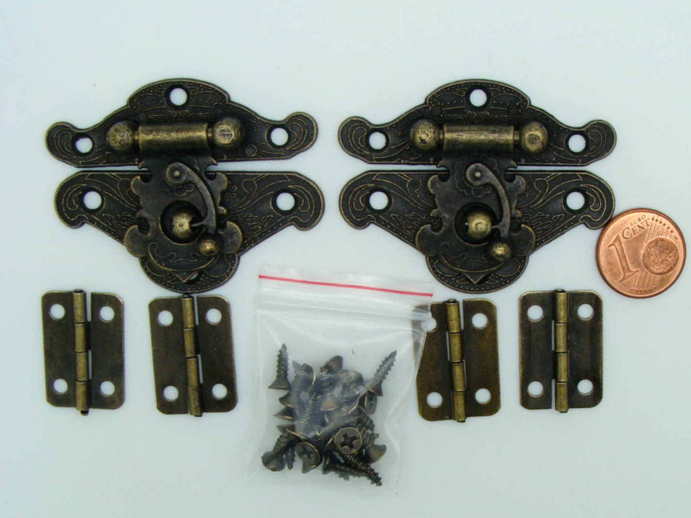 kit fermoir pour boite bronze mod3 charniere