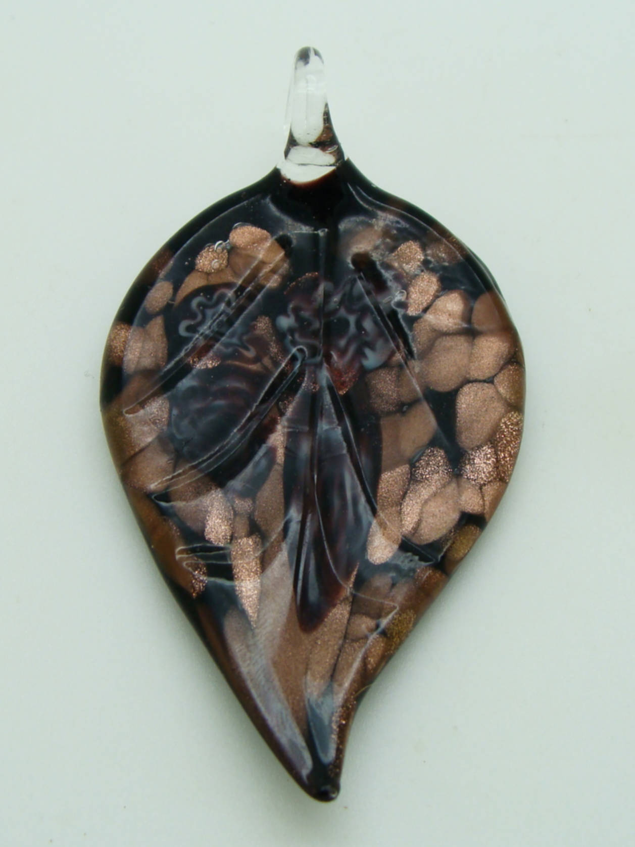 pendentif noir dore Pend-404-2