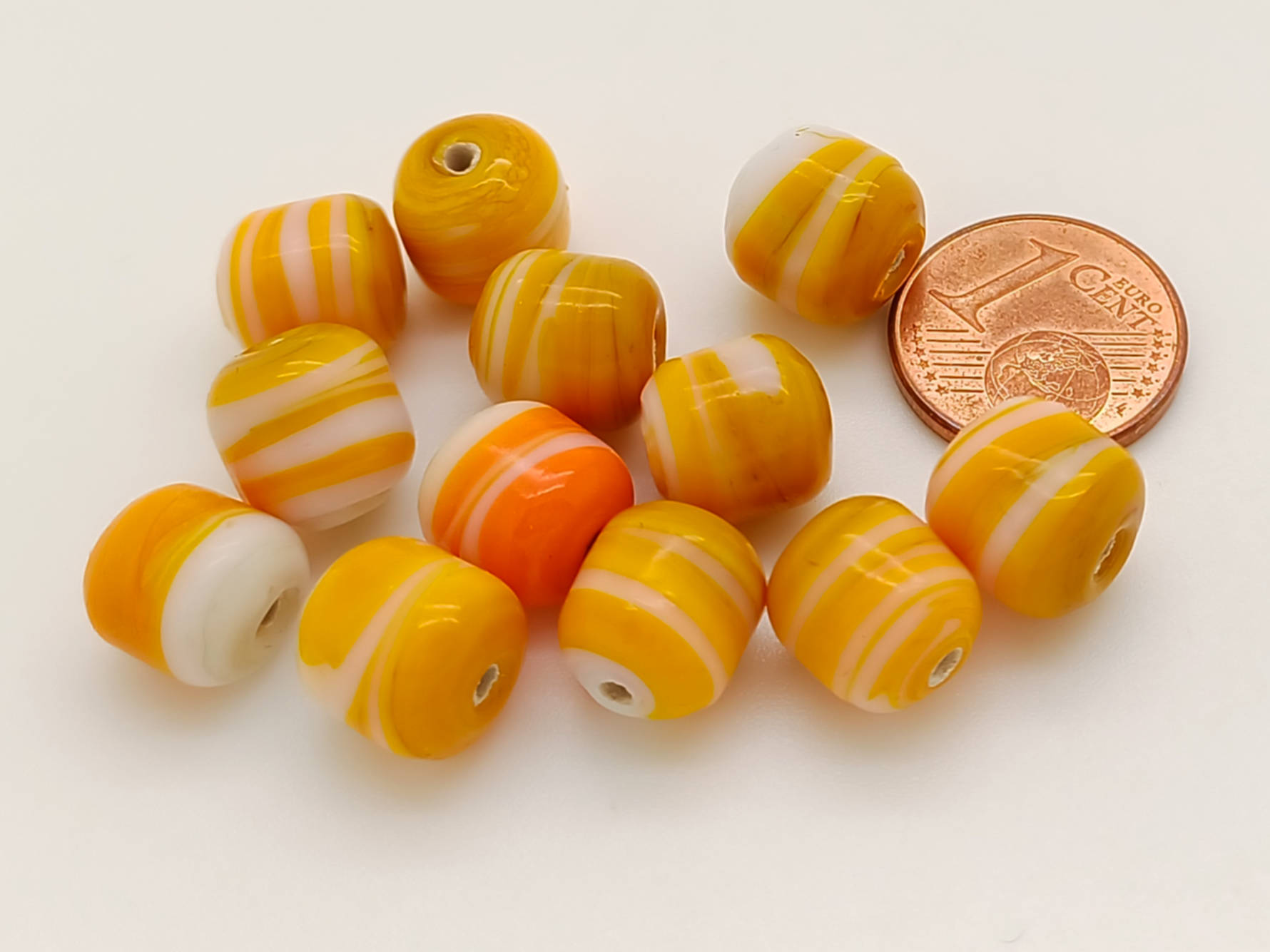 lot perles orange PV-lot-33