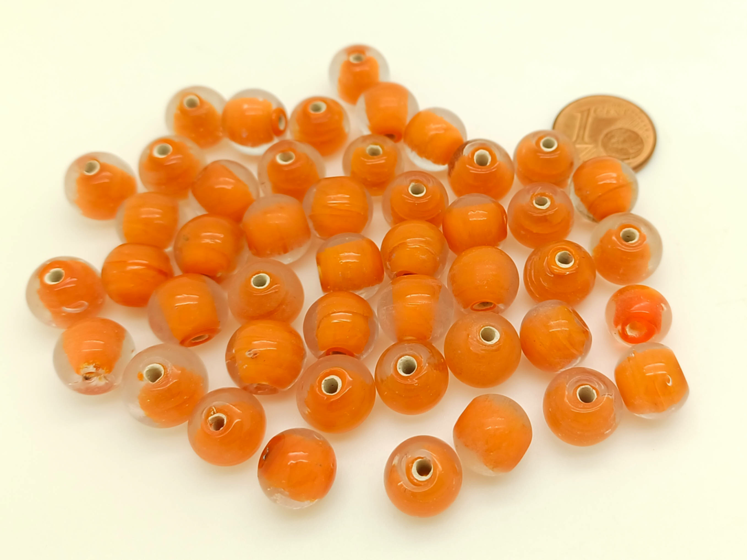 lot perles oranges PV-lot-40