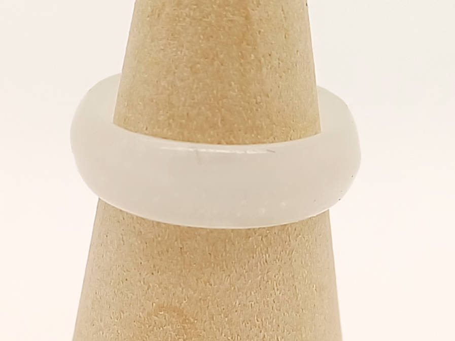 Bague verre simple blanc BAG01-11p2