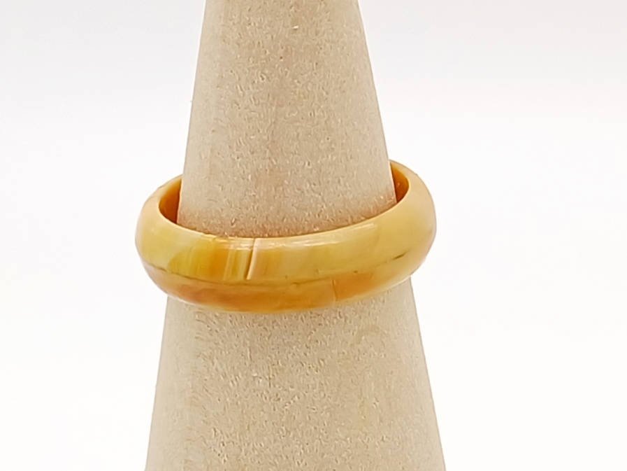 Bague verre simple marron BAG01-13