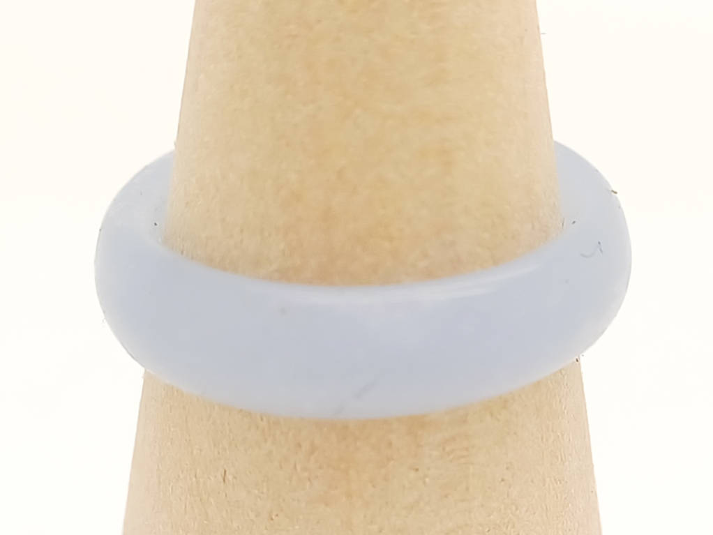 Bague verre simple bleu givre bijoux BAG01-14