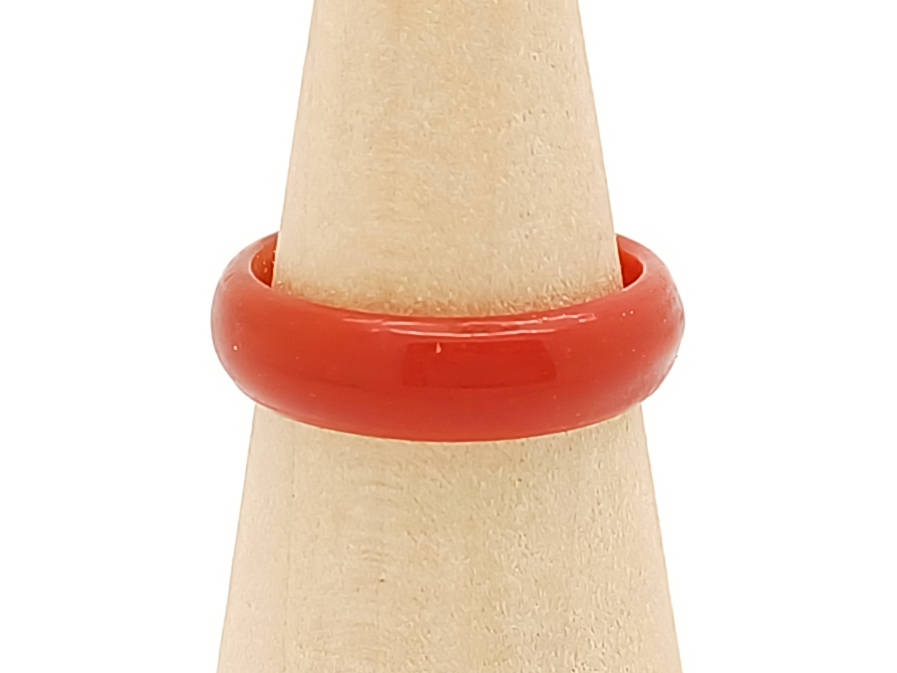 Bague verre simple rouge BAG01-16