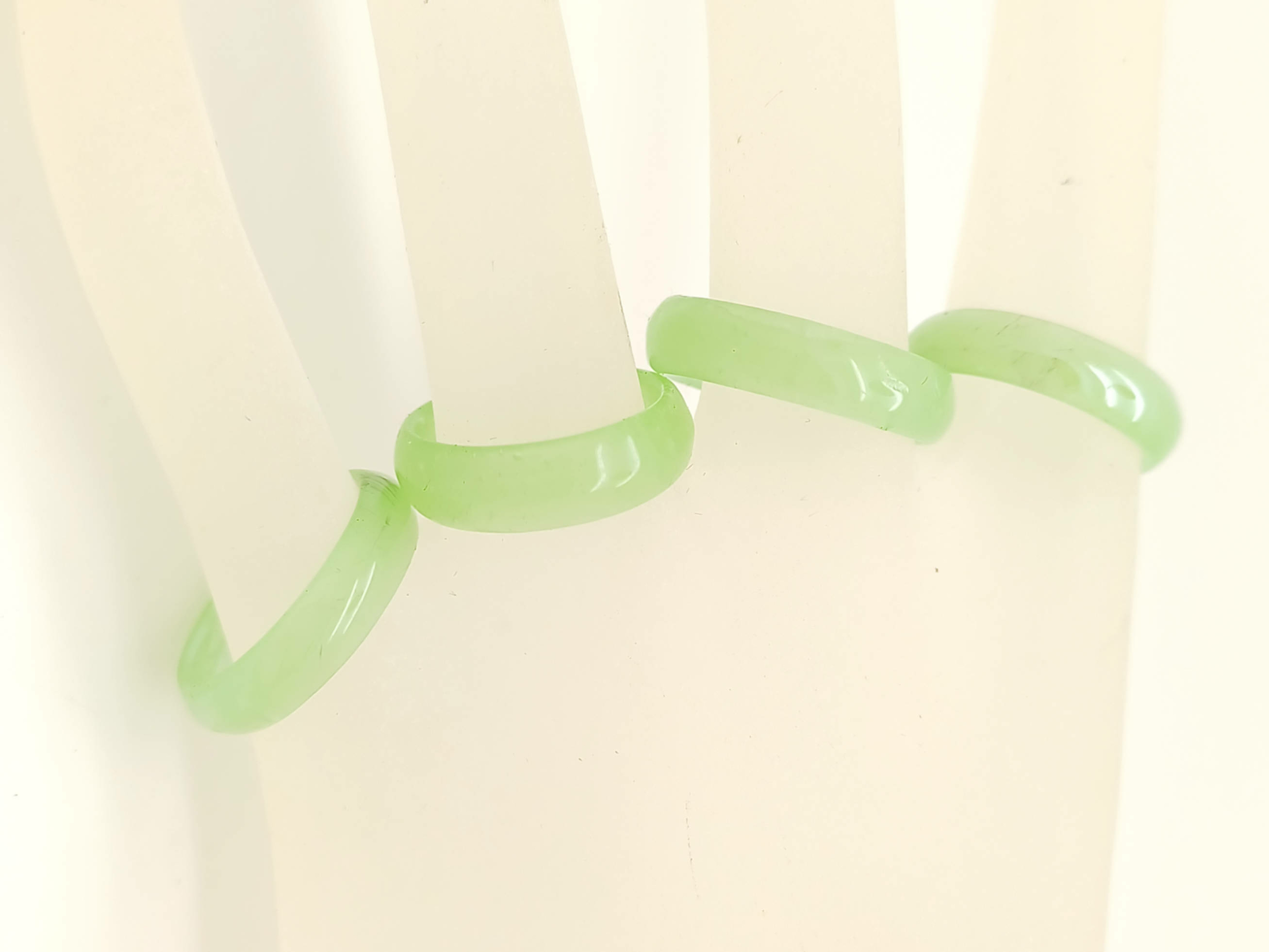 Bague verre simple vert bijoux BAG01-19