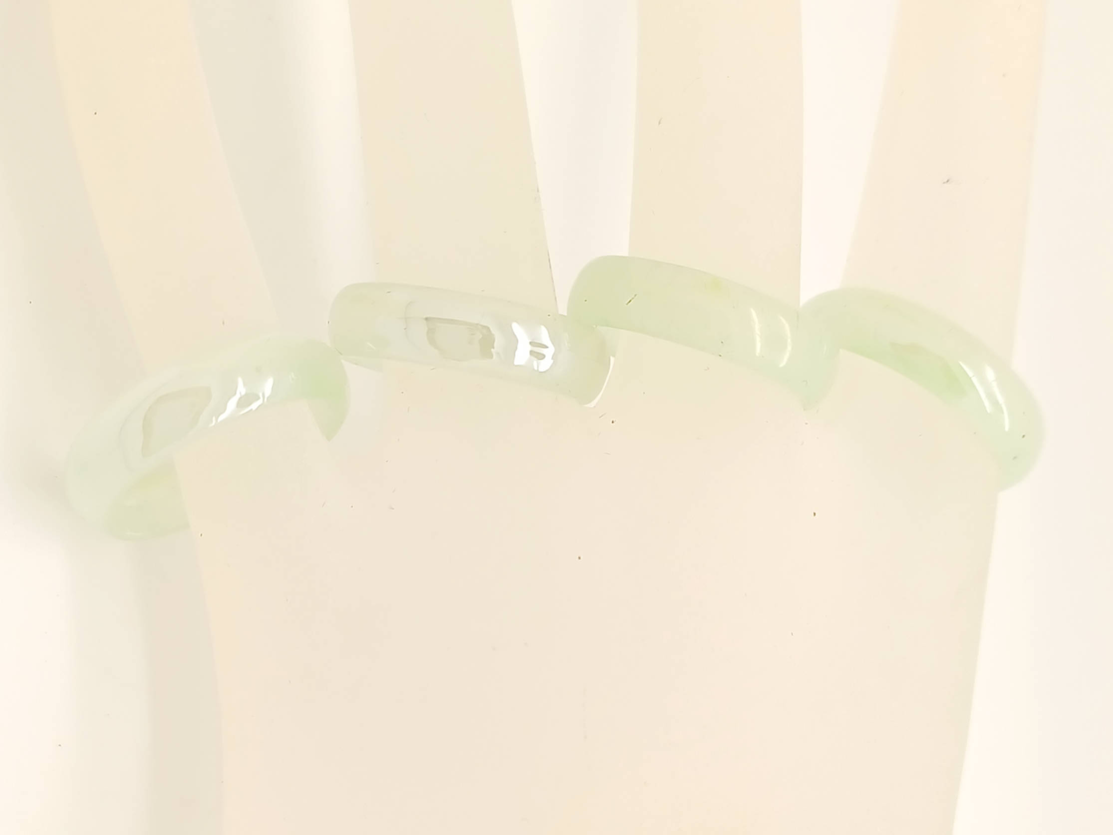 Bague verre simple vert clair bijoux BAG01-22