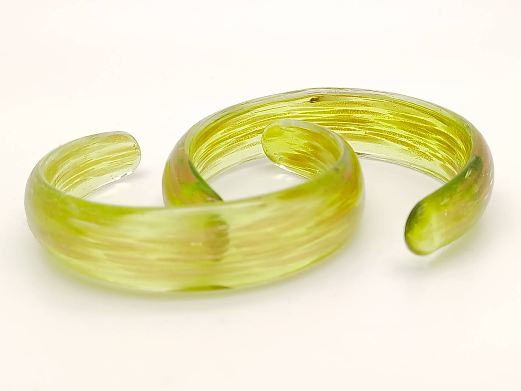 bracelet vert dore verre bijoux BRA06