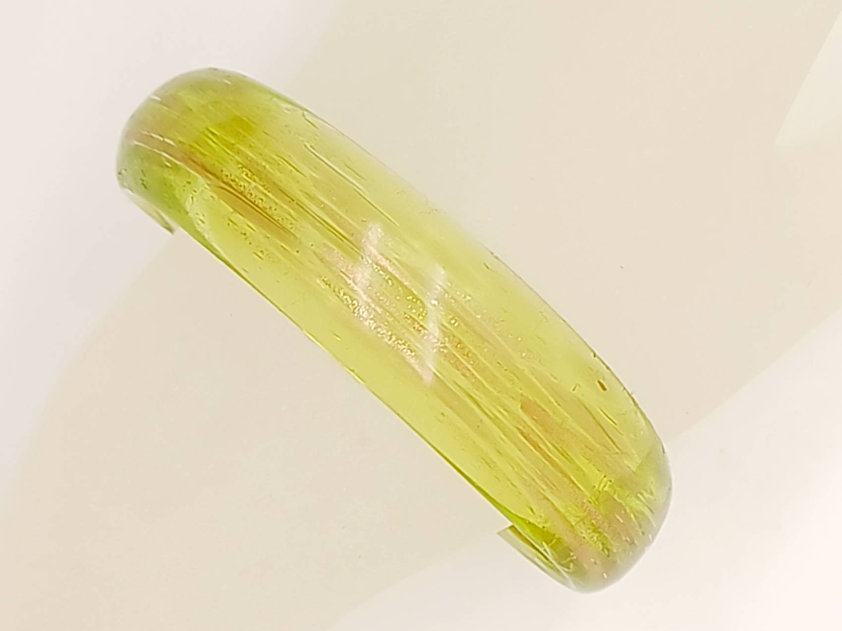 bracelet vert dore verre BRA06