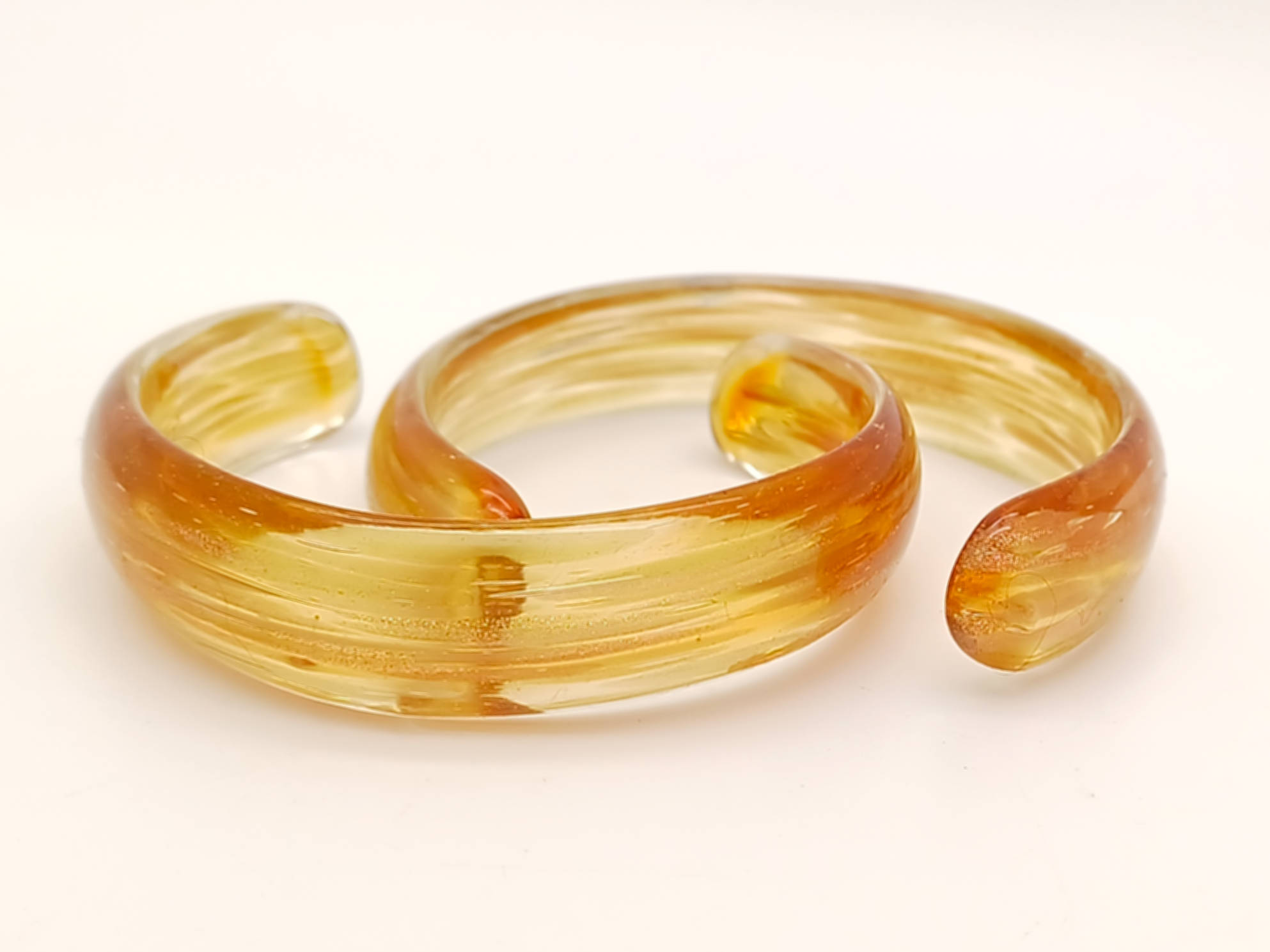 bracelet vert  olive dore verre bijoux BRA07