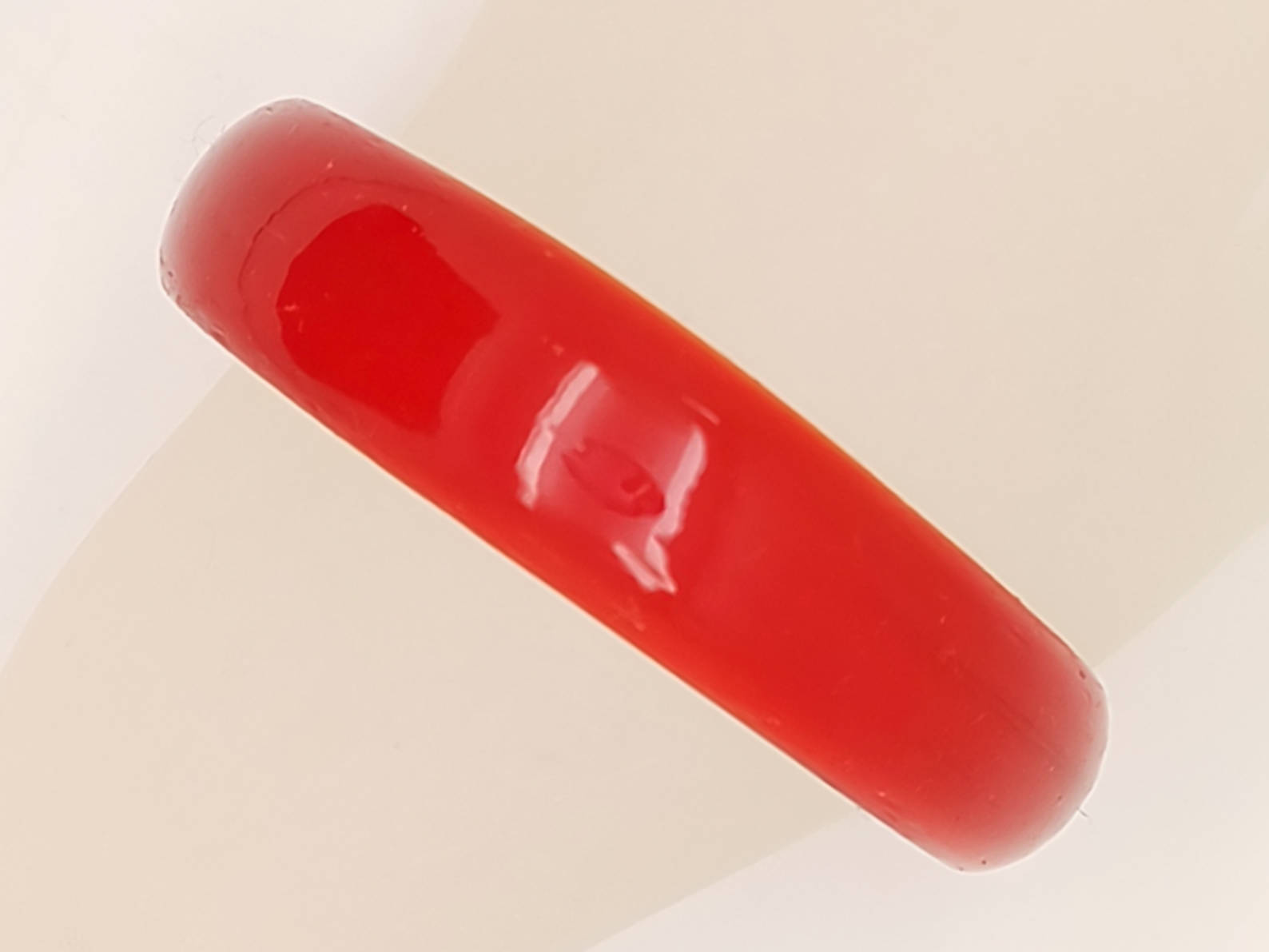 bracelet rouge verre BRA09