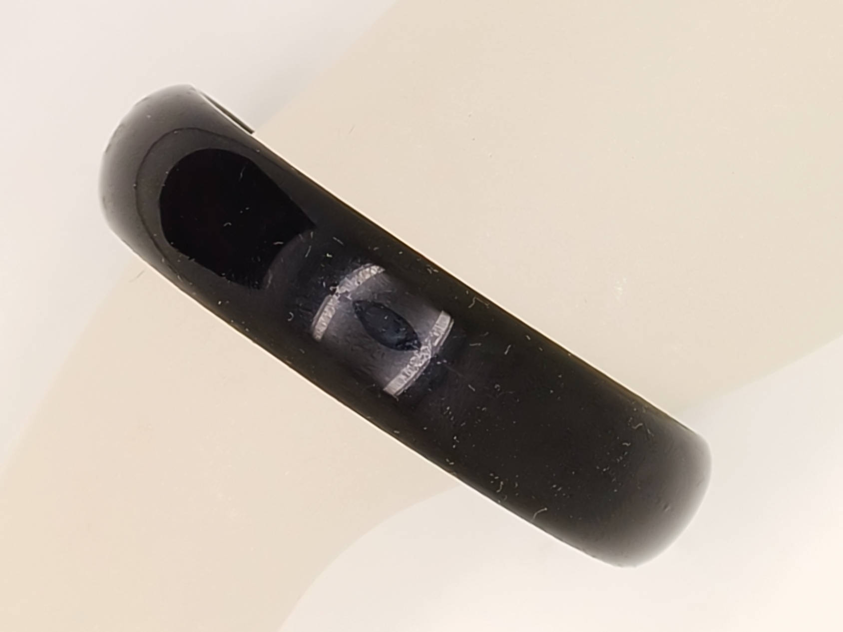 bracelet noir verre BRA12