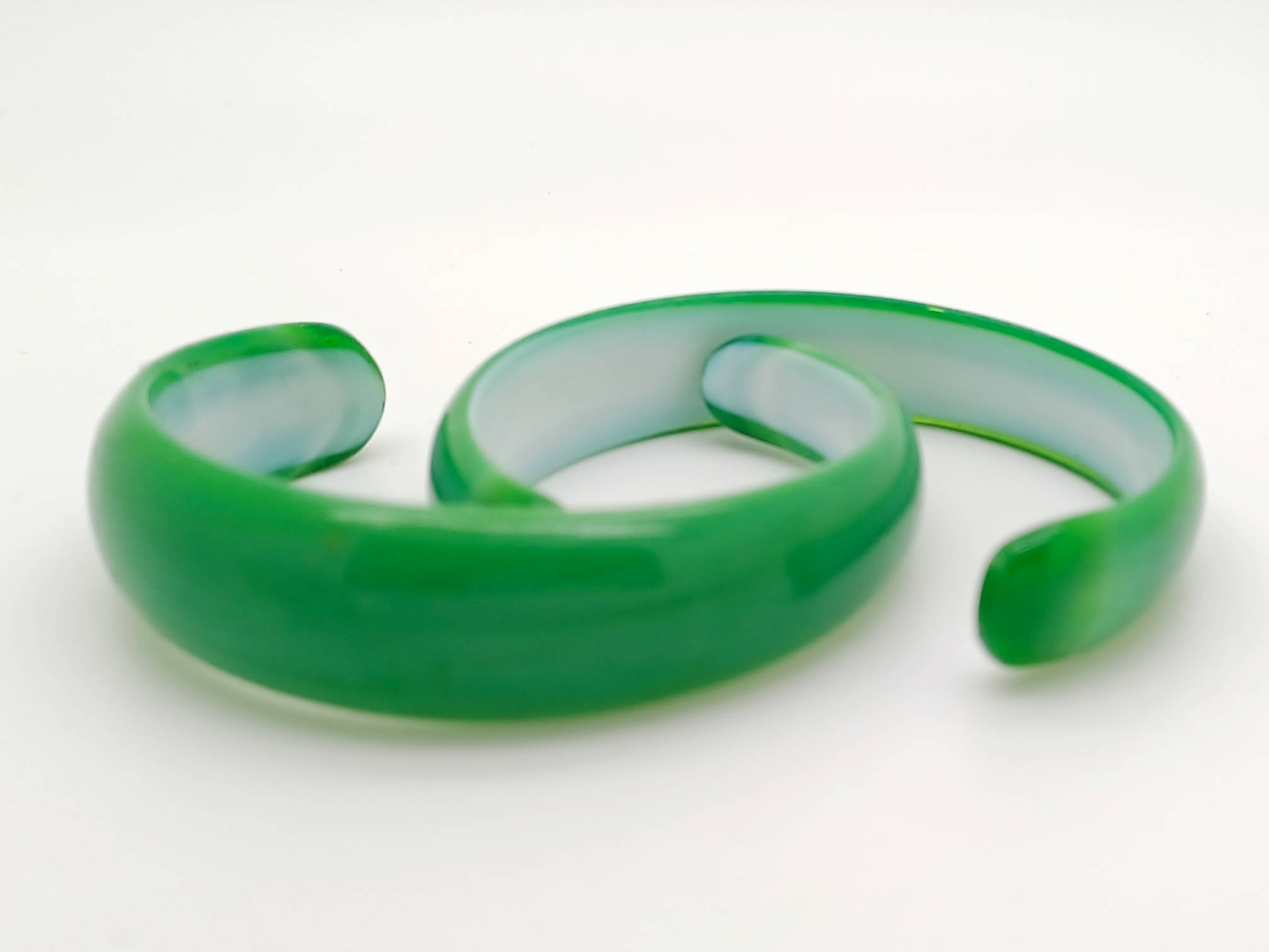 bracelet vert verre bijoux BRA13
