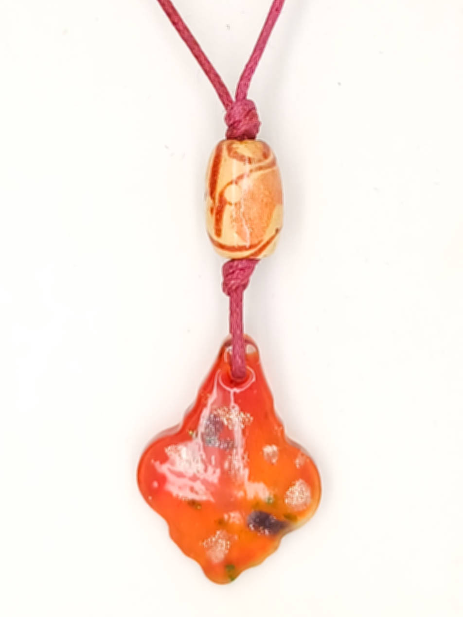 collier pendentif mini rouge col01