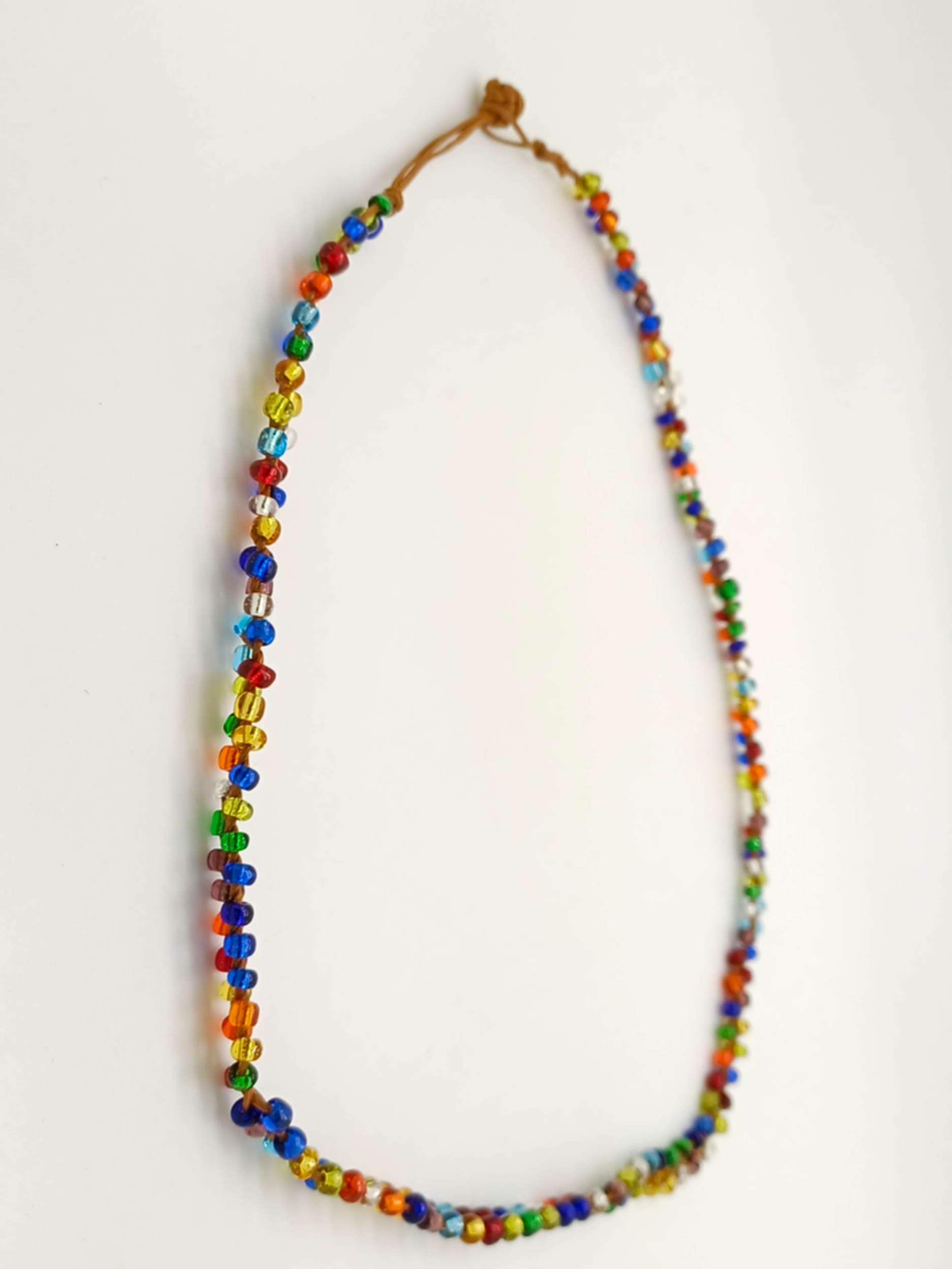 collier tresse rocaille COL13