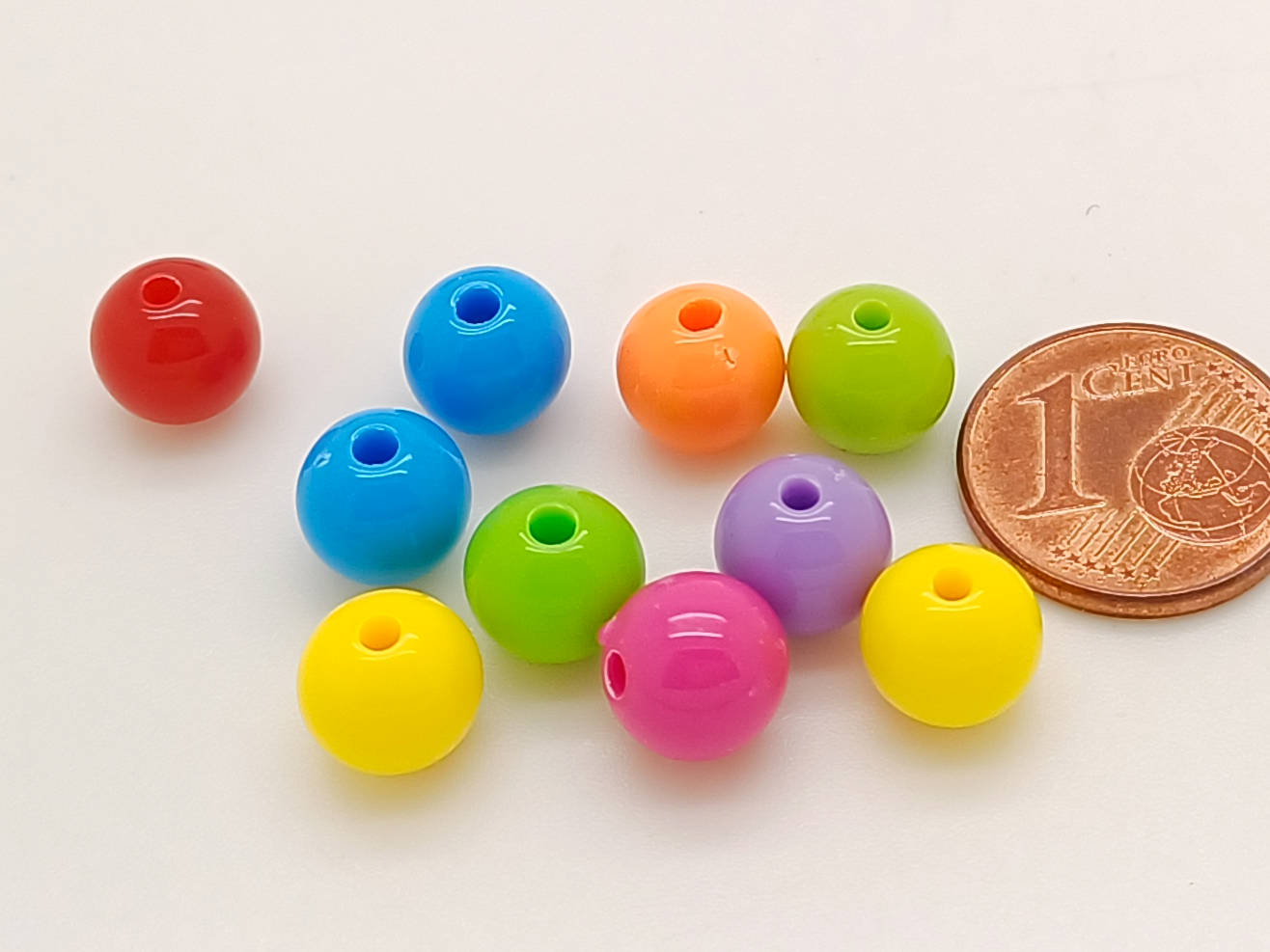 perles resine multicolore RES-54