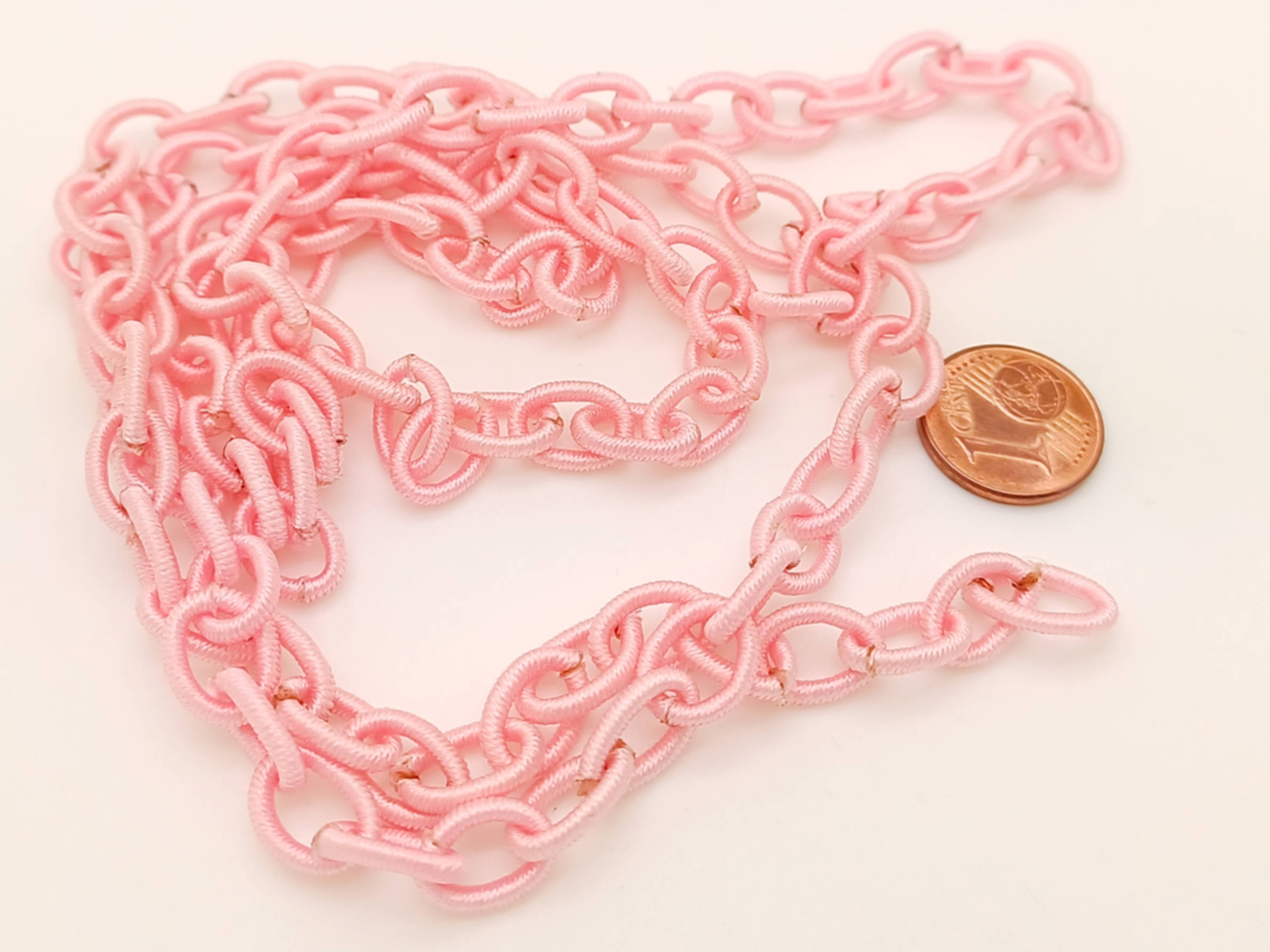chaine nylon rose