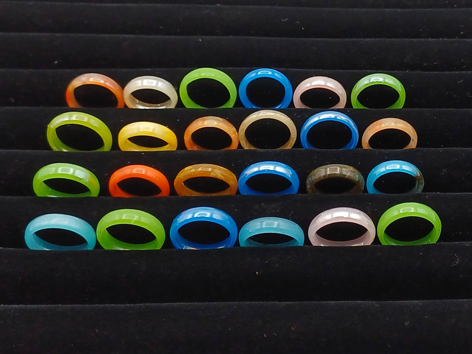 Bague verre simple lot 03 p4