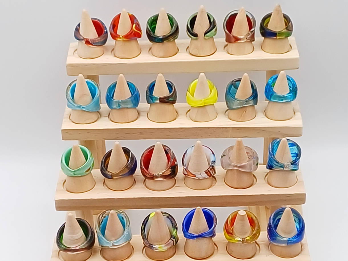 Bague verre lampwork lot 19 p9