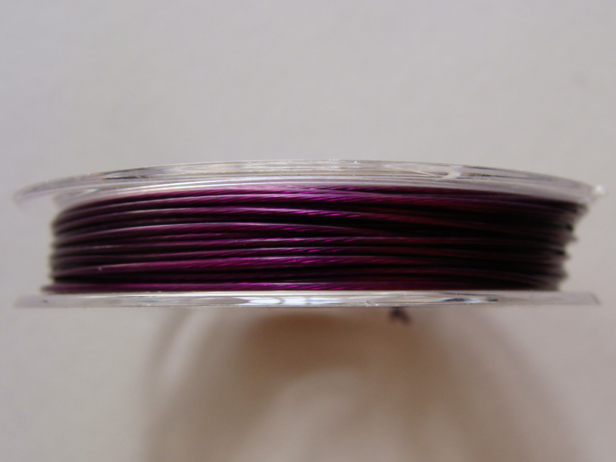 fil cable violet fonce 06mm en bobine FC-10m-06-violet-fonce