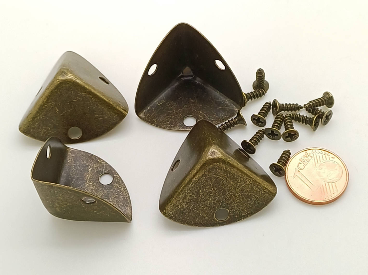 coin boite 20mm bronze