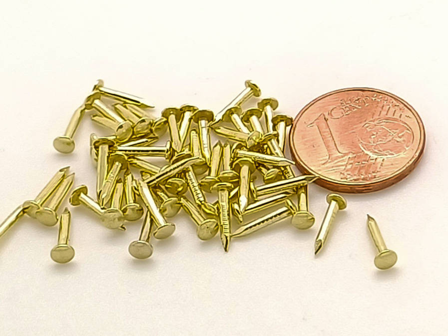 mini clous 8mm dores deco