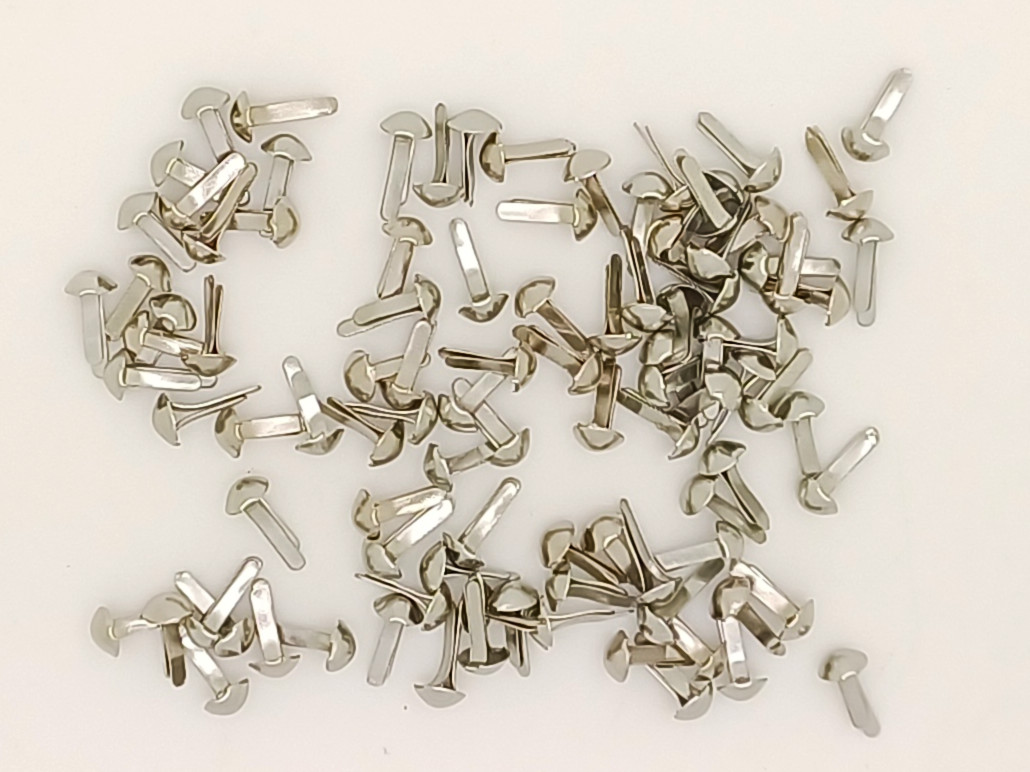 attaches parisiennes brads argente mini DIY
