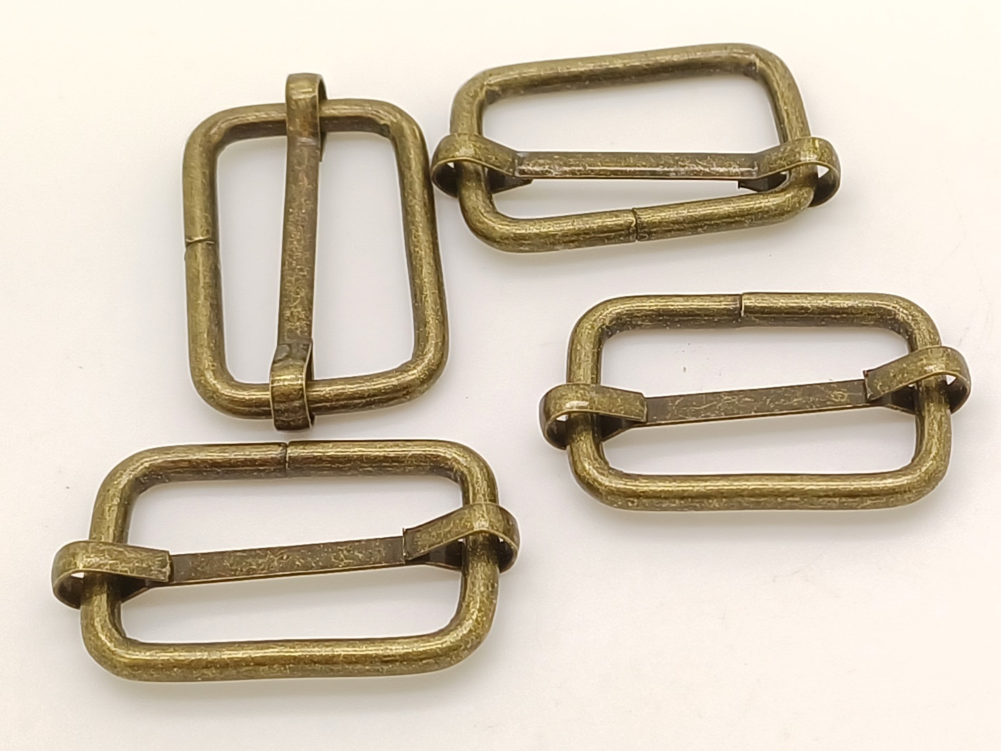 boucle metal bronze pour sangle