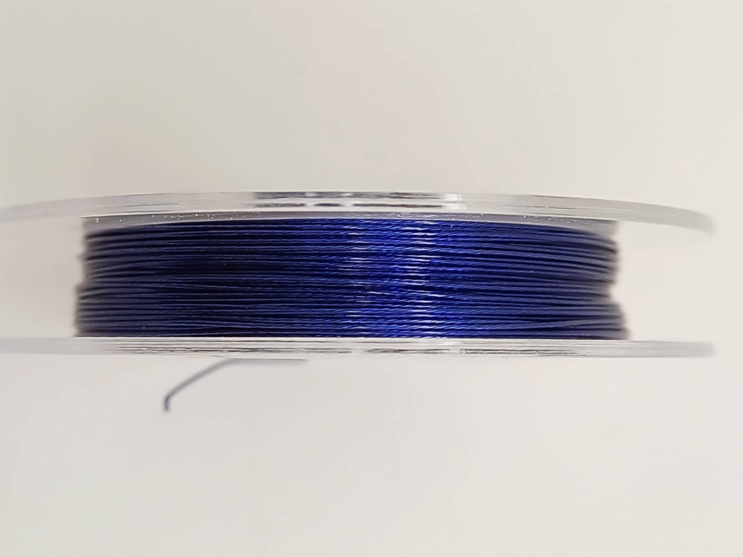 fil cable fin 030 bleu marine en bobine