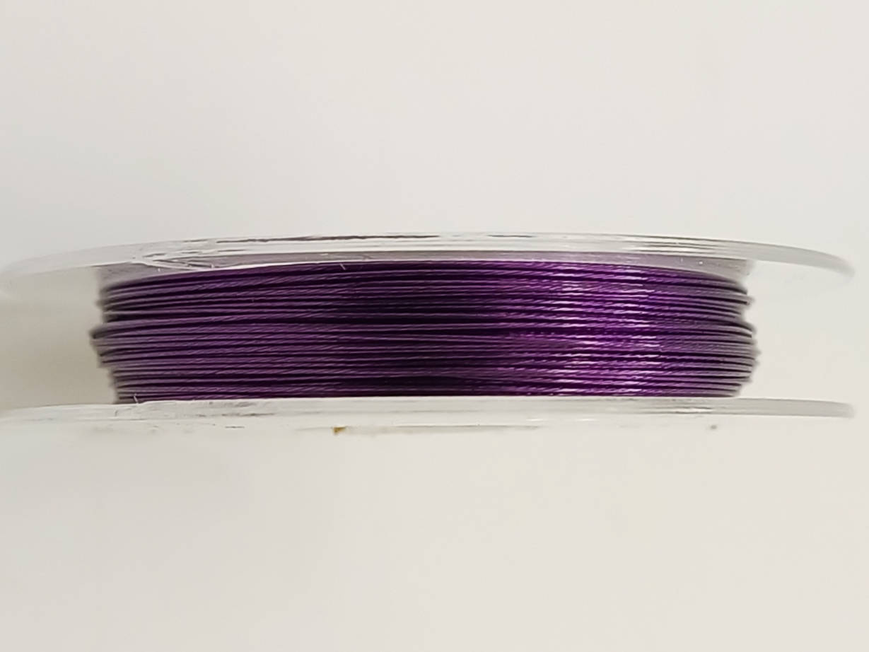 fil cable fin 030 violet en bobine