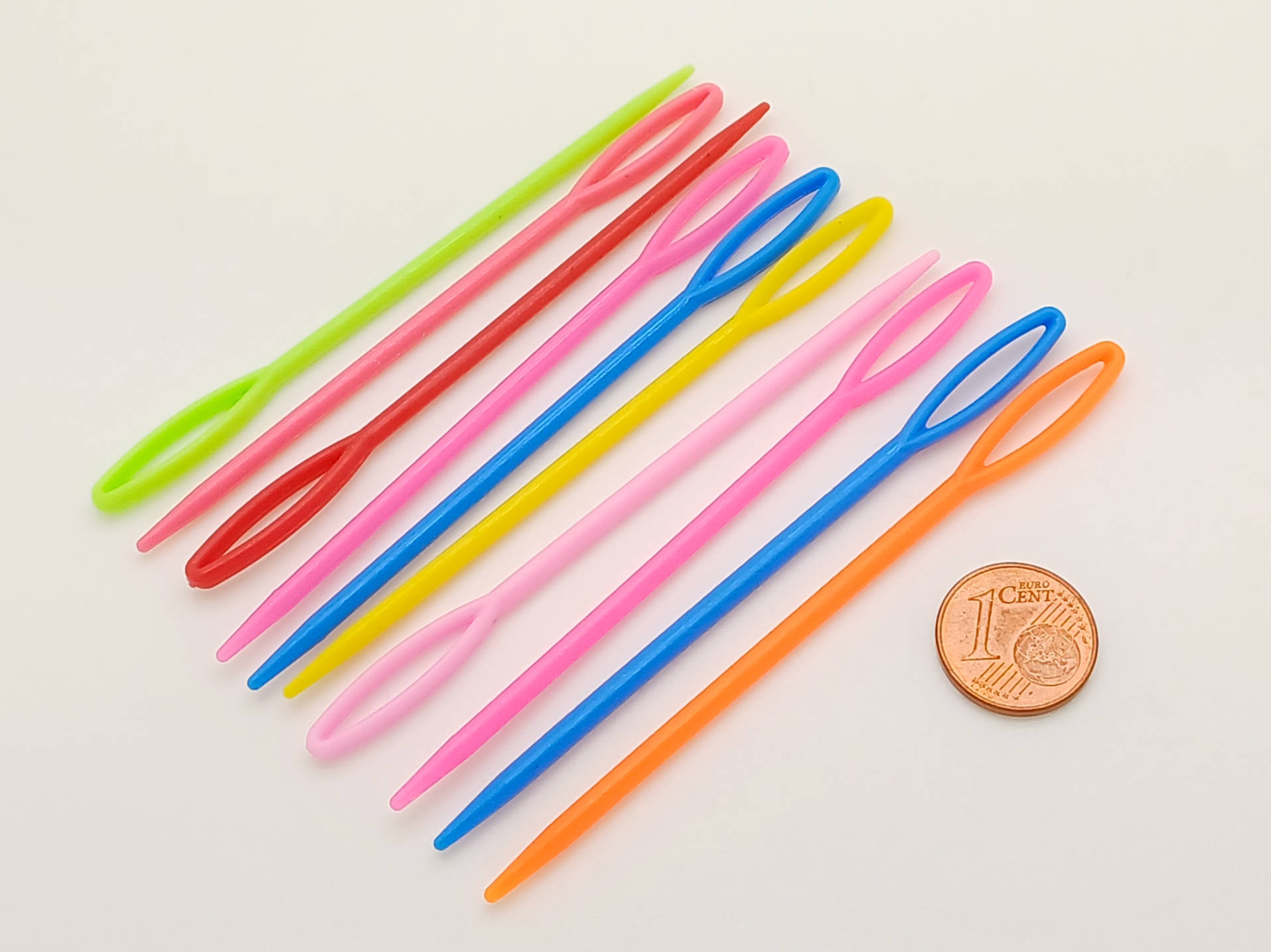 aiguille plastique 90mm crochet