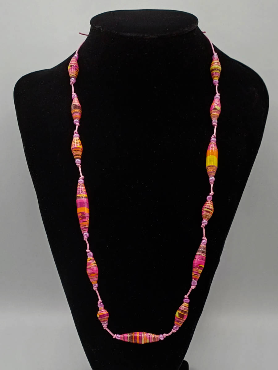 COL04 collier rose