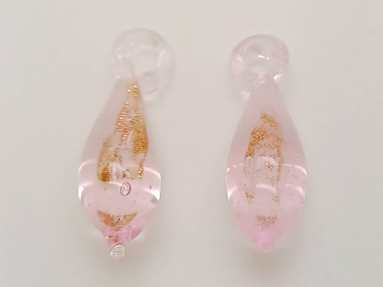 Pend-464-rose pendentif goutte mini rose