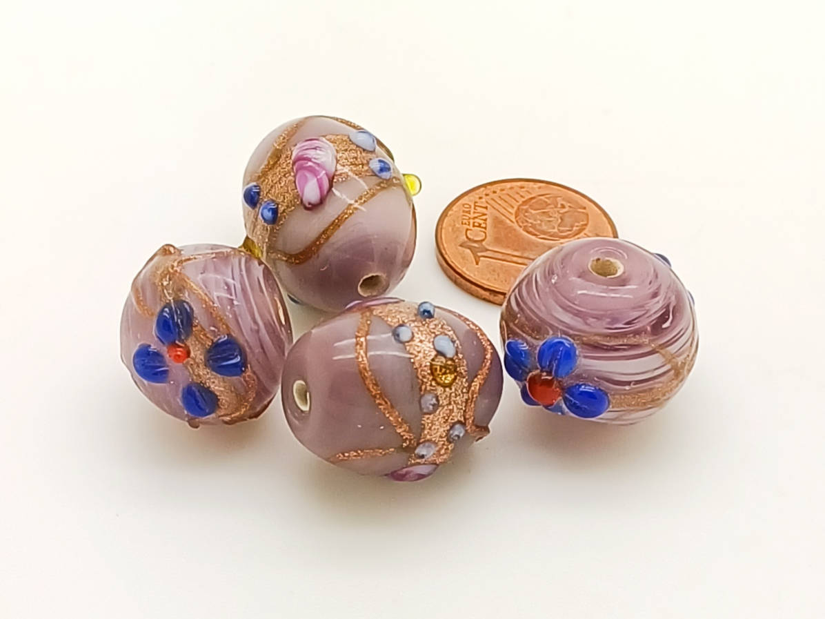 PV-lot-38 peles verre violettes