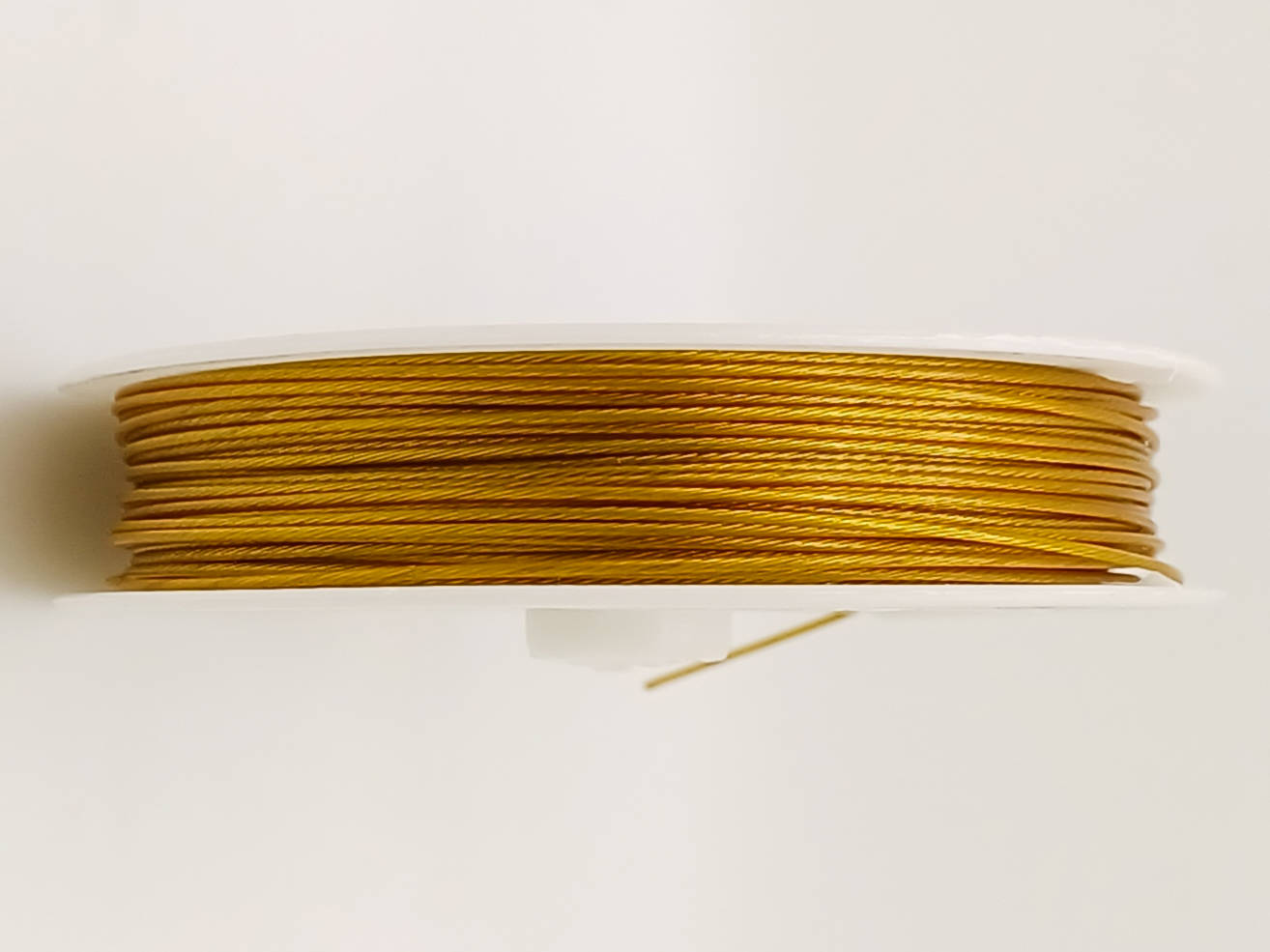 fil cable 08mm bobine vieil or 20m