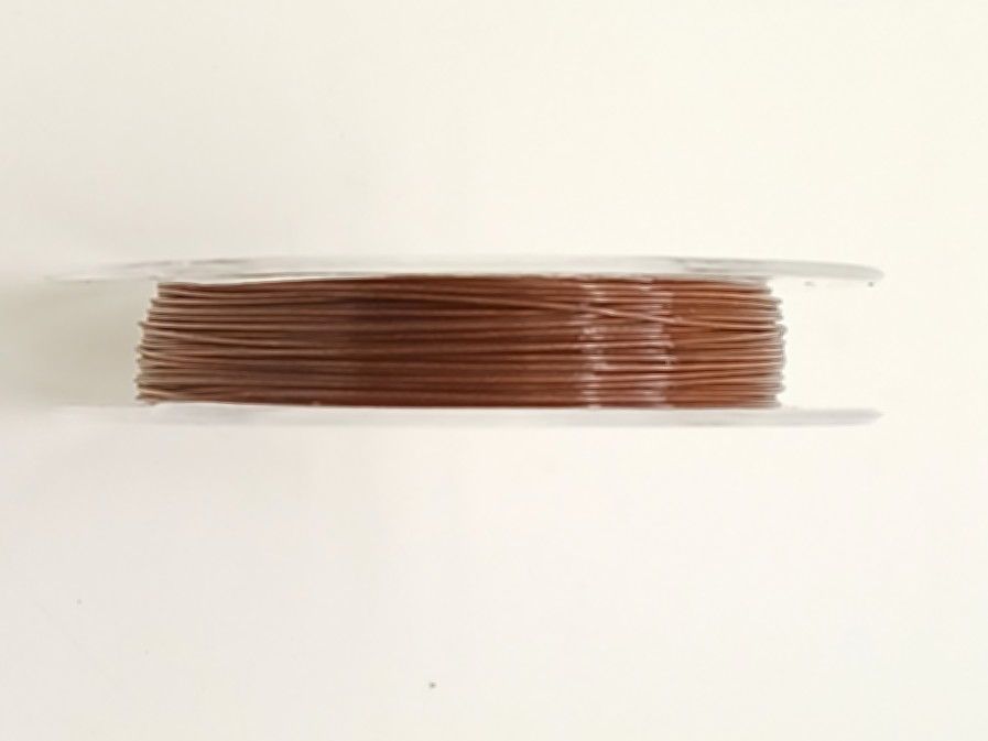 fil cable 030mm marron 10m