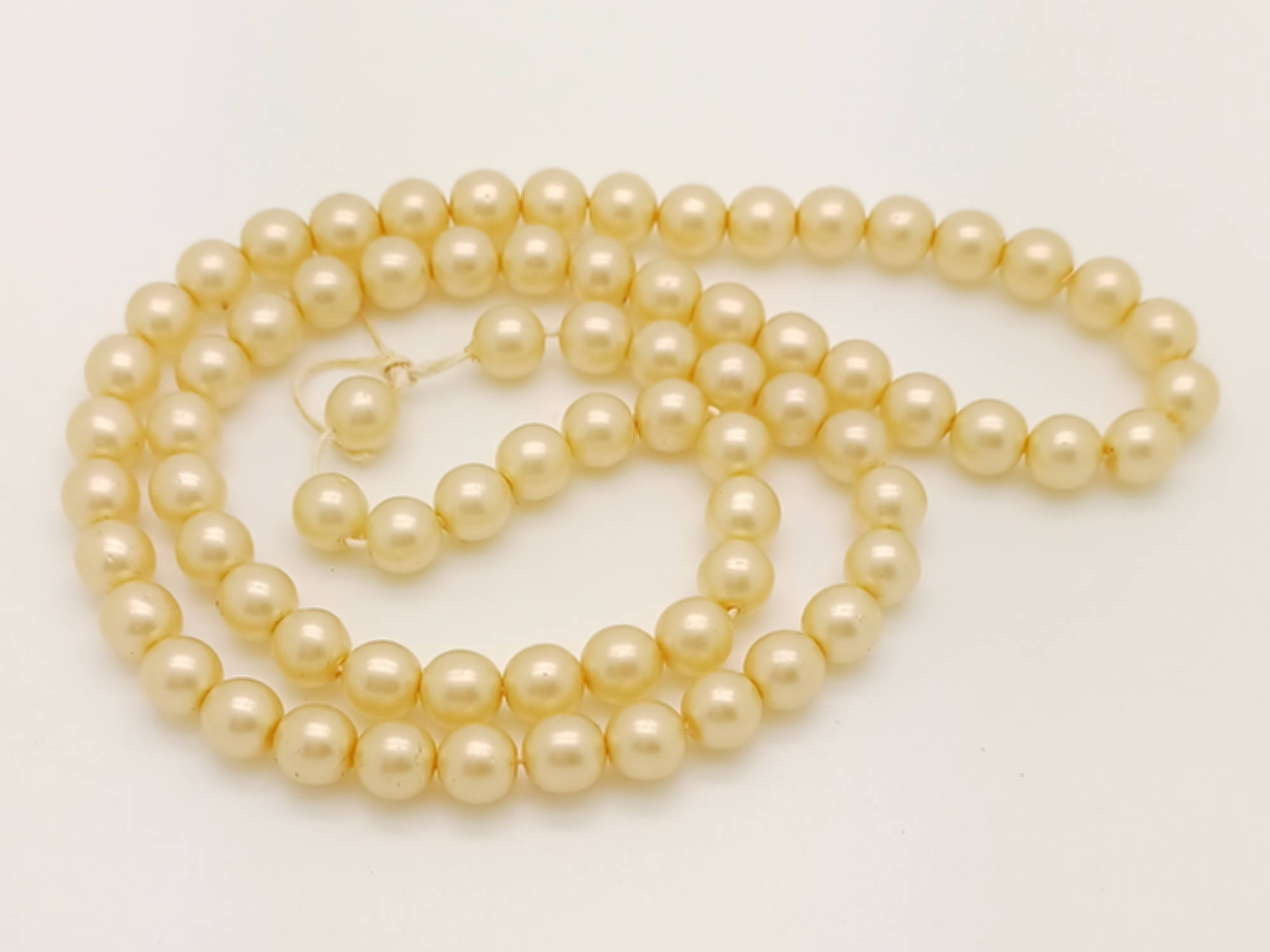 RES-09 perle ronde jaune dore