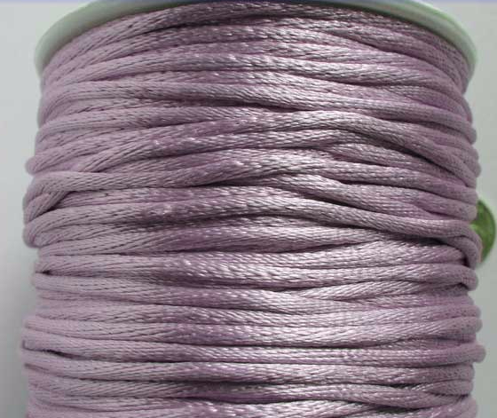 cordon queue de rat mauve 2mm fil