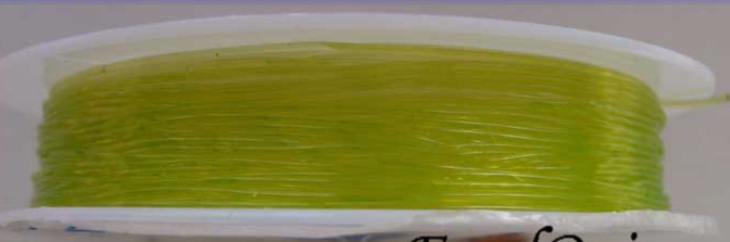 fil stretch elastique bobine 0.6mm vert clair