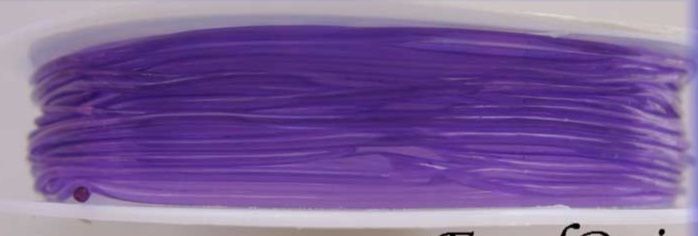 fil stretch elastique bobine 1mm violet