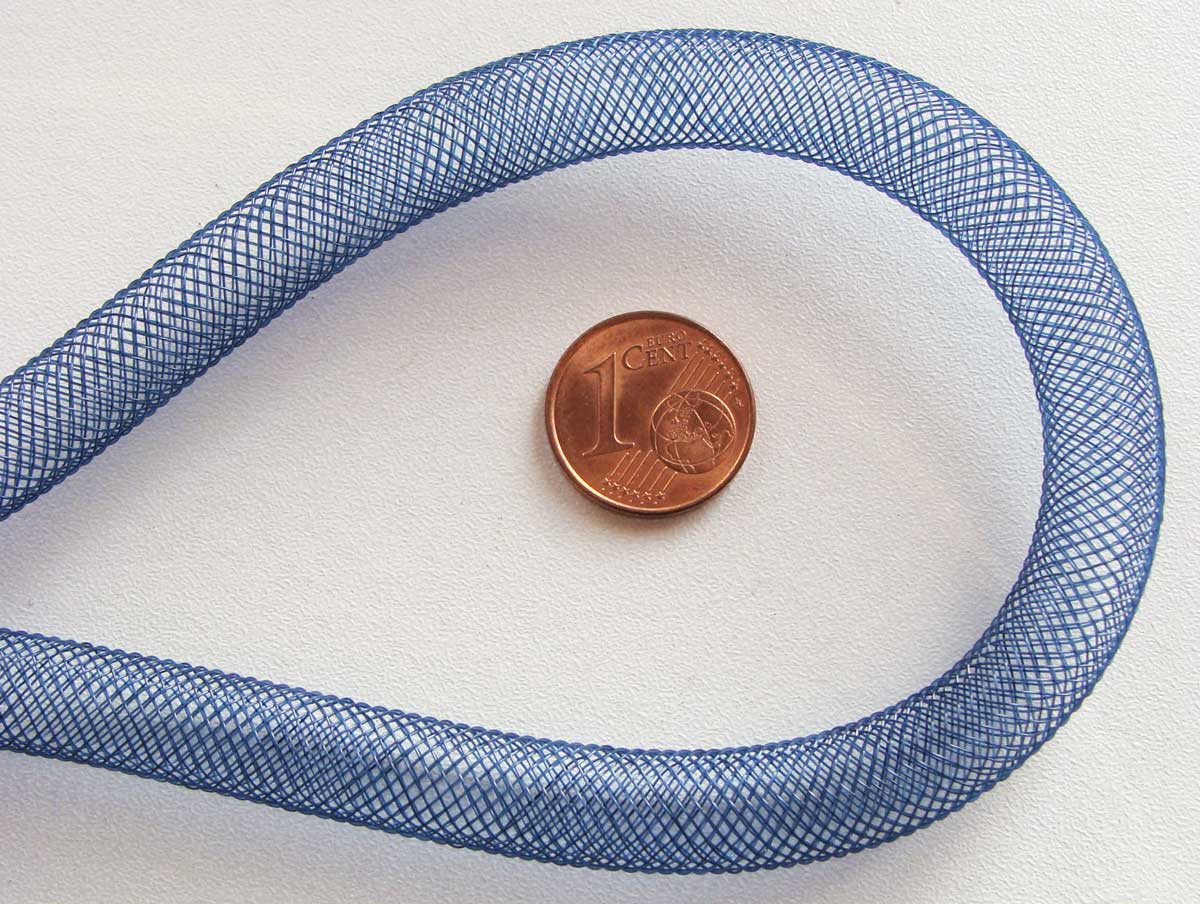 resille bleu fonce fil 8mm